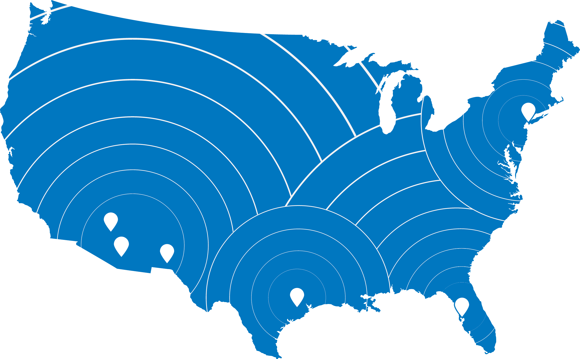 Light Blue location rings map #23043